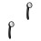 2Pcs Bathroom Shower Head Detachable ABS Plastic Spray Nozzle 4
