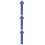 3Pcs Blue Foldable Mahjong Rack Sleeve Set with Drawstring Carry Bag 6