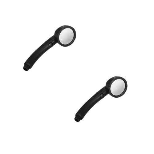 2Pcs Bathroom Shower Head Detachable ABS Plastic Spray Nozzle 2