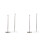 4Pcs Practical Desktop Flag Stand with Metal Pole for Home Office 8