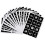 36Pcs Waterproof Temporary Stickers Black Body for Decor 2