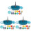 3Sets Plastic Bird Bath for Cage Assorted Color Durable Parrot Tub 3