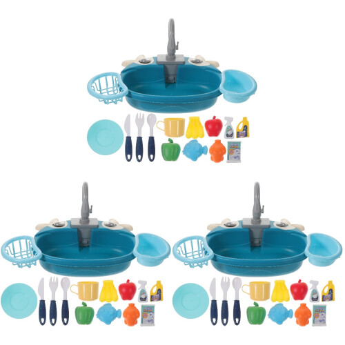 3Sets Plastic Bird Bath for Cage Assorted Color Durable Parrot Tub 2