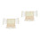 2Pcs Polyester Microwave Oven Cover Protective Beige Cover 9