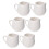 24Pcs White Ceramic Kitchen Sauce Jugs Milk Storage Containers 1