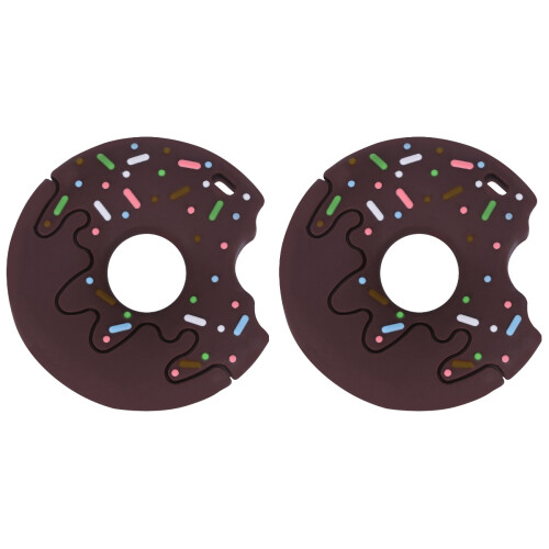 2Pièces Jouet Silicone Bébé Dentition Stimule 1