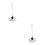 2Pcs Stainless Steel Pasta Strainer Fork with Teeth Silver 6