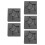 5Pcs Graphite Melting Mold For Jewelry Casting Star Pattern 8