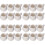 24Pcs White Ceramic Kitchen Sauce Jugs Milk Storage Containers 5