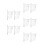 10Sets Lightweight Transparent Triangle Ruler Set for Geometric Tasks 6