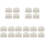 20Pcs Wall Hat Hook White Plastic Hat Rack for Home Use Caps Hangers 2