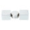 1Pc Silver Hinged Elbow Connector for Heavy Duty Curtain Rods 2
