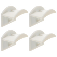 20Pcs Wall Hat Hook White Plastic Hat Rack for Home Use Caps Hangers