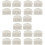 20Pcs Wall Hat Hook White Plastic Hat Rack for Home Use Caps Hangers 8