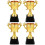 4Pièces Trophées Petits Récompense Décoration Enfants 5