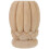 4Pcs Khaki Wood Finials Solid Craft Baluster Spindle for Home Decor 1