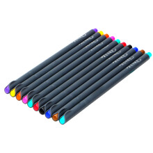 2Pcs Fine Tip Drawing Pens Assorted Color Water-Based Ink Markers