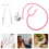 2Pcs Pink Kids Stethoscope Toy Simulation Durable Pretend Play 7