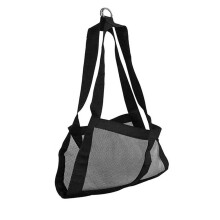 3Pcs Black Pet Sling Breathable Mesh Calf Puppy Goat Weighing Harness