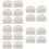 20Pcs Wall Hat Hook White Plastic Hat Rack for Home Use Caps Hangers 10