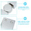 1Pc Silver Hinged Elbow Connector for Heavy Duty Curtain Rods 4