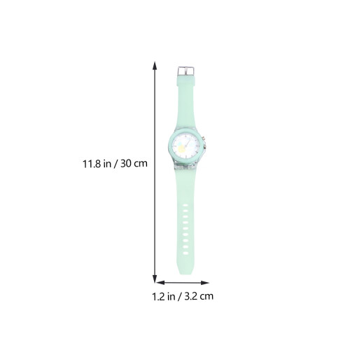 Watch Light Glowing Case Material: Plastic Green 1