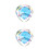 2 Pcs Simulation Diamond Crystal Nail Art Photo Prop 6