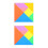2Sets Educational Tangram Plastic Colored Jigsaw Toys 8
