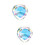 2 Pcs Simulation Diamond Crystal Nail Art Photo Prop 8
