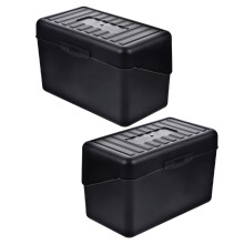 4 Pcs Storage Box Note Pads Business Cards Multifunction Case Plastic