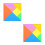 2Sets Educational Tangram Plastic Colored Jigsaw Toys 9