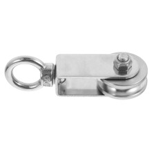3Pcs Stainless Steel U Shaped Cable Pulley For Lifting Traction