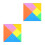 2Sets Educational Tangram Plastic Colored Jigsaw Toys 4