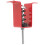3Pcs Ceiling Mount Spring Vibration Isolator Red Rubber Damping Hanger 2