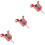 3Pcs Ceiling Mount Spring Vibration Isolator Red Rubber Damping Hanger 6