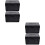 4 Pcs Storage Box Note Pads Business Cards Multifunction Case Plastic 6
