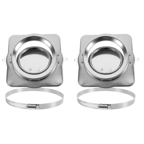 2Sets High Grade Silver Backflow Valve Silent Check Valve for Home Use 1