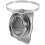 2Sets High Grade Silver Backflow Valve Silent Check Valve for Home Use 10