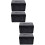 4 Pcs Storage Box Note Pads Business Cards Multifunction Case Plastic 7