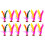 12Pcs Colorful Kick Shuttlecock with High Elastic Rubber Base 2