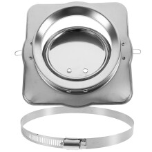 2Sets High Grade Silver Backflow Valve Silent Check Valve for Home Use