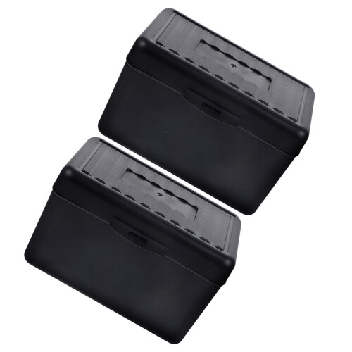 4 Pcs Storage Box Note Pads Business Cards Multifunction Case Plastic 2