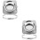 2Sets High Grade Silver Backflow Valve Silent Check Valve for Home Use 6