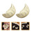 40Pcs Beige Ceramic Cutlery Rest Chopstick Holder for Dining Table 10