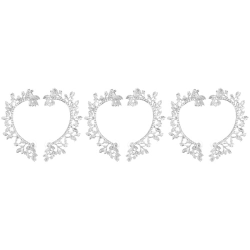 3Pairs Leaf Ear Clips Durable Non-Piercing Ear Accessories 2