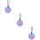 3Pcs Sky-Blue Silicone Baby Teether Sensory Necklace Toy 9