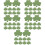 5Sets Green Leaf Paper Cutouts Decorative Wall Art DIY Classroom Decor 6