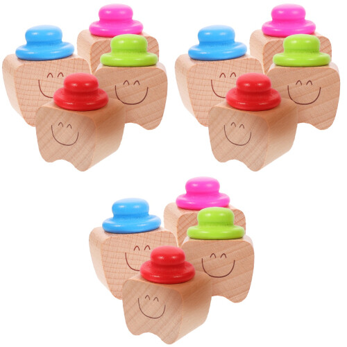 12Pcs Baby Teeth Case Childhood Memory Storage Box Assorted Colors 2