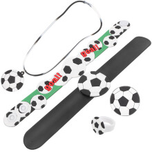 5 Sets Football Bracelets Accessories Girls Soccer Slap For Boys