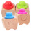12Pcs Baby Teeth Case Childhood Memory Storage Box Assorted Colors 2
